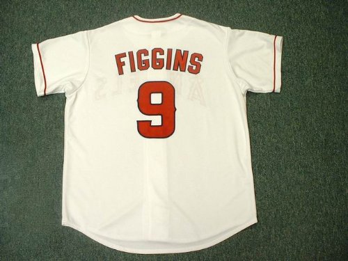 CHONE FIGGINS Los Angeles Angels Majestic Home Baseball Jersey, MEDIUM
