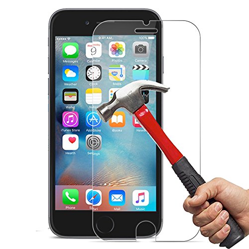 iPhone 6 / 6S Screen Protector, OuTera Tempered Glass Screen Protector for iPhone 6 6S [Anti-Scratch] 9H 0.2mm Screen Protection Case Fit 99% Touch Accurate