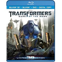 Transformers: Dark of the Moon (Three-Disc Combo: Blu-ray 3D/Blu-ray/DVD/Digital Copy)