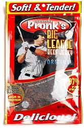 Pronks Big League Beef Jerky, Original, 3.5-Ounces Bags (Pack of 4)