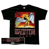 Led Zeppelin - Swan Song Poster T-Shirt - Large
