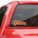 Florida Gators LARGE Orange Script Decal