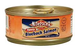 MISHPACHA Blueback Salmon, 3.75-Ounce Cans (Pack of 4)