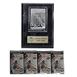 New York Yankees Final Season Baseball Card Plaque with FREE 4 Packs of MLB Trading Cards
