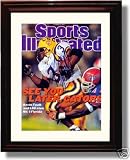 Framed Kevin Faulk Sports Illustrated Autograph Print - LSU Tigers