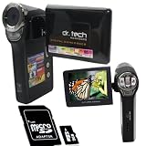 HDDV2000(w micro 2GB card) High Resolution BLACK DIGITAL VIDEO CAMCORDER / STILL CAMERA