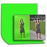 [4300] 12' X 24' Chromakey Greenscreen with 3 Clamps--Steve Kaeser since 1989