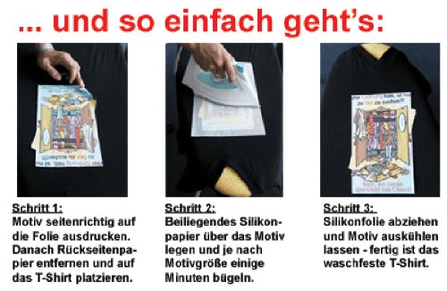 Data Becker T-Shirt Folie für dunkle Textilien