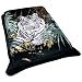 Wild Life Animal Bed Blanket Queen or Kind Size~white Tiger