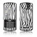 Zebra Stripes Design Protective Skin Decal Faceplate for Blackberry Pearl 8120/ Pearl 8130 Cell Phones