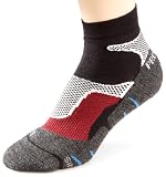 Produkt-Bild: ProFeet Damen Socke Running Platinum Short Woman, schwarz wei&szlig; burgund, 39-42