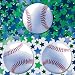 Baseball Confetti 1/2oz