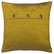 Decorative Handmade Golden Olive Thai Silk Cushion Cover / Pillow Sham