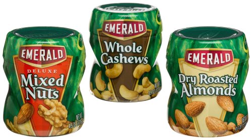 Emerald Premium Mini Variety Pack (Mixed Nuts, Whole Cashews & Dry Roasted Almonds),... by Emerald Nuts