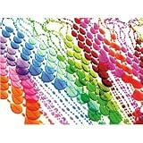 Beaded Door Curtain - Multi Coloured Droplets