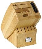 Chicago Cutlery 14-Slot Knife Storage Block with In-Block Sharpener