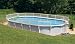 24-Inch Resin Above-Ground Pool Fence kit -Taupe- Fence to Deck Connection Kit