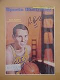 Rick Barry Autographed February 13, 1967 Sports Illustrated Magazine Professionally Matted Cover 11 X 14 Size Ready To Frame