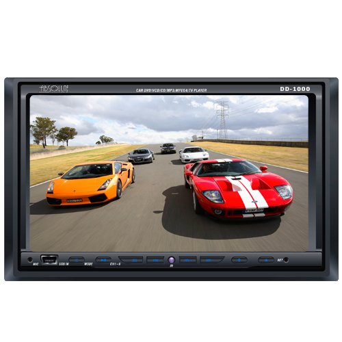 Absolute DD-1000T 7-Inch In-Dash Motorized Double Din Touch Screen System