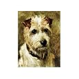 Portrait of a Terrier: Darkie by John Emms poster print,7.5 in. x 10 in.