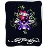 ED HARDY 73621 Reisedecke "Love kills slowly"