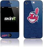 Skinit Cleveland Indians - Solid Distressed Vinyl Skin for Apple iPhone 4 / 4S