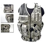 deluxe cross draw tactical assault vest ACU DIGITAL