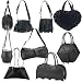 Search : Demonia Handbag Gothic Punk Rubber Bag, Available in 9 Styles