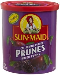 Sun Maid California Pitted Prunes, 16-Ounce Canisters (Pack of 4)