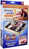 JML Shoes Under Space Saving Show Organiser - Holds up to 12 Pairs of Shoes!