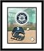 Seattle Mariners MLB Framed 8x10 Photograph Team Logo and Baseball Cap Collage
