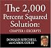 Books : The 2,000 Percent Squared Solution: Chapter 1 Excerpts