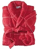 Produkt-Bild: Buscher 20179-230 Bademantel unisex Baumwoll Jacquard Gr&ouml;sse L rot