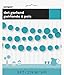 9ft Paper Teal Circle Garland