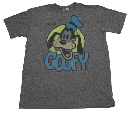 Vintage-style faded print Disney Goofy Face Vintage Style Faded Junk Food 