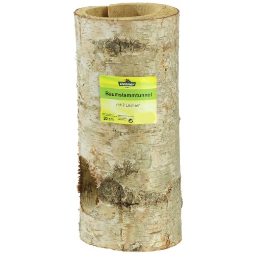 Dehner 1212877 Nagertunnel, Naturholz, 30 cm mit 2 L&ouml;chern Preisvergleich