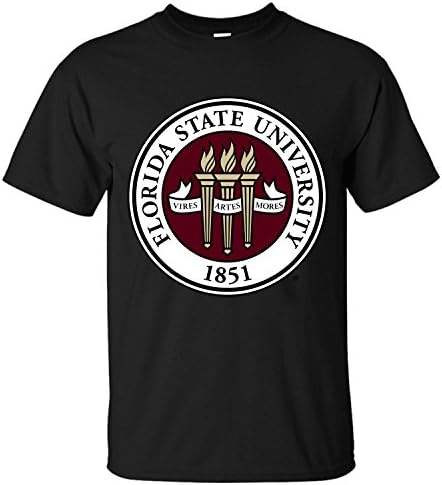 AM001 Men's Florida State University logo T Shirt black L