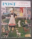 The Saturday Evening Post 1958 with Vintage Barbecue cover