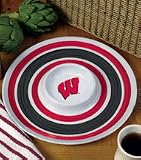 14 Wisconsin Badgers Melamine Chip and Dip Serving Tray