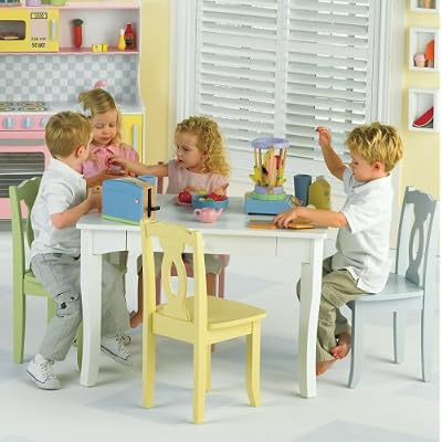KidKraft Brighton Table or Brighton Chair - Black, White