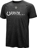 Indianapolis Colts Youth Heathered Black Speedwick Performance T-Shirt