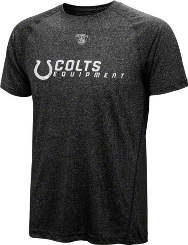Indianapolis Colts Youth Heathered Black Speedwick Performance T-Shirt