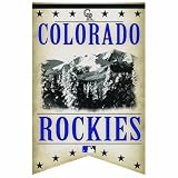 MLB Colorado Rockies Premium Felt Banner 17-by-26