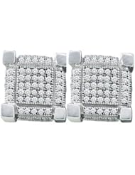 0.75CTW DIAMOND MICRO PAVE EARRINGS