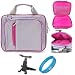 Purple and Pink Durable Pinn Messenger Carrying Bag with Removable Shoulder Strap for ASUS Transformer Prime Android 10.1-inch Tablet + Headrest Tablet Mount + SumacLife TM Wisdom*Courage Wristband