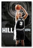 (22x34) San Antonio Spurs George Hill Sports Poster Print