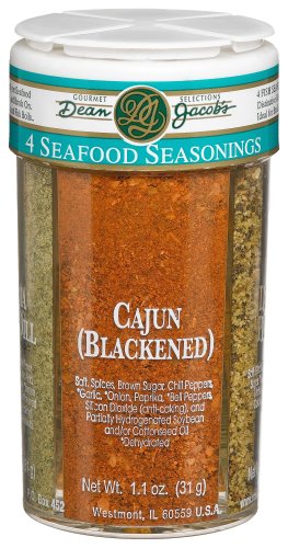 Dean Jacobs 4 Seafood Seasonings, 4.6-Ounce Large Jars (Pack of 4) by Dipping Seasonings
