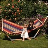 Star EllTex Wooden Frame Hammock Set