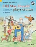 Produkt-Bild: Old Mac Donald plays Guitar (+CD) mit Bleistift -- Die sch&ouml;nsten Volks- und Kinderlieder und beliebte Lieder aus Film und Fernsehen leicht gesetzt f&uuml;r 1-3 Gitarren, f&uuml;r Kinder ab 8 Jahre (Noten/sheet music)