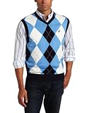 Nautica Men's Intarsia Argyle Vest Sweater